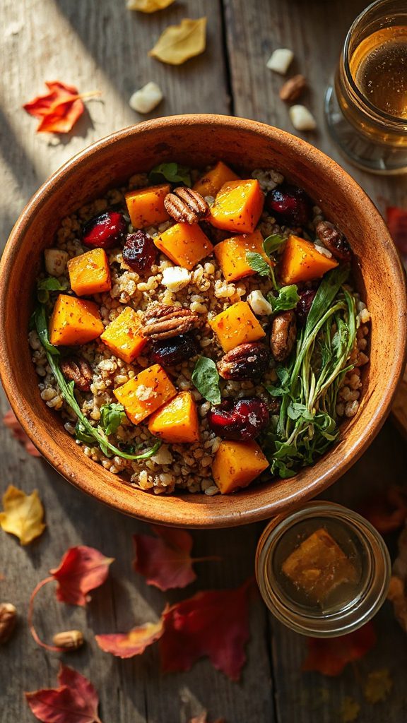 hearty autumn barley salad