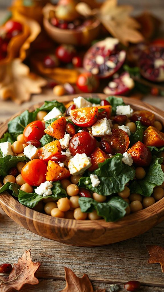 hearty autumn chickpea salad hearty autumn chickpea salad