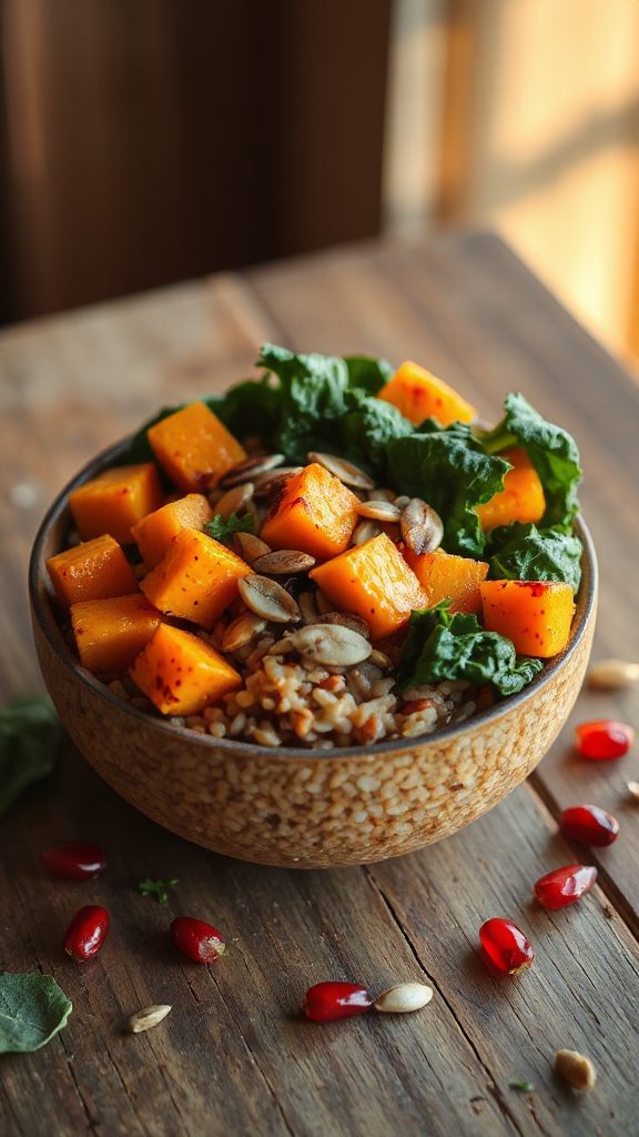 hearty autumn grain bowl hearty autumn grain bowl