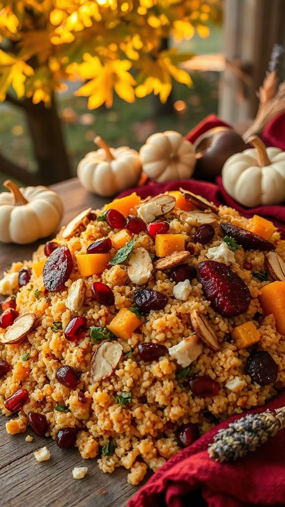 hearty autumn vegetable couscous