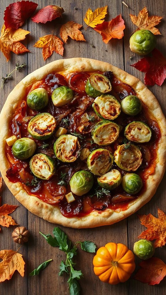 hearty autumn vegetable pizza hearty autumn vegetable pizza