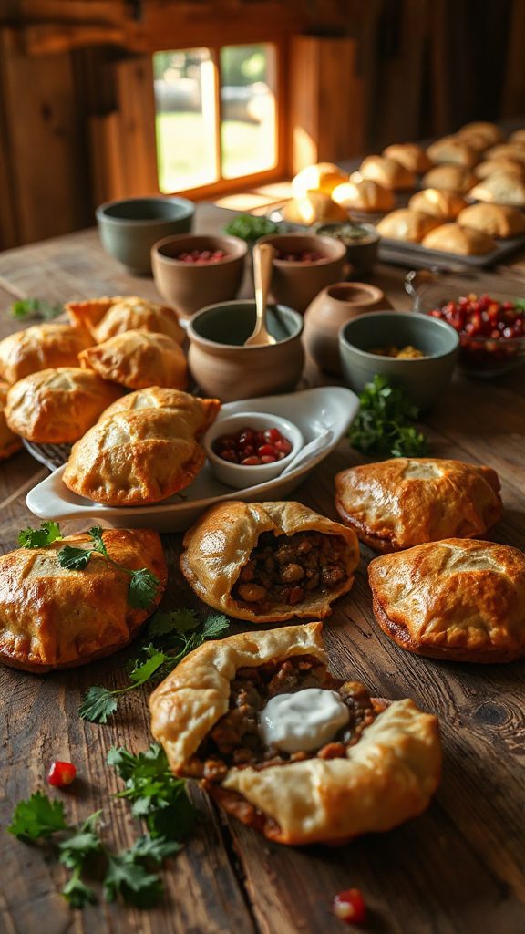 hearty beef potato pastries