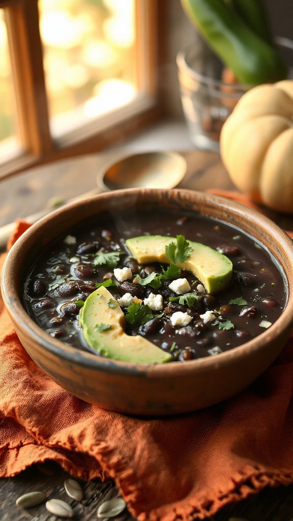 hearty black bean soup