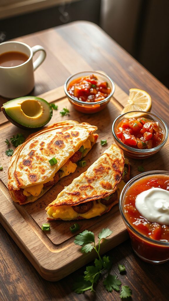 hearty breakfast quesadilla recipe