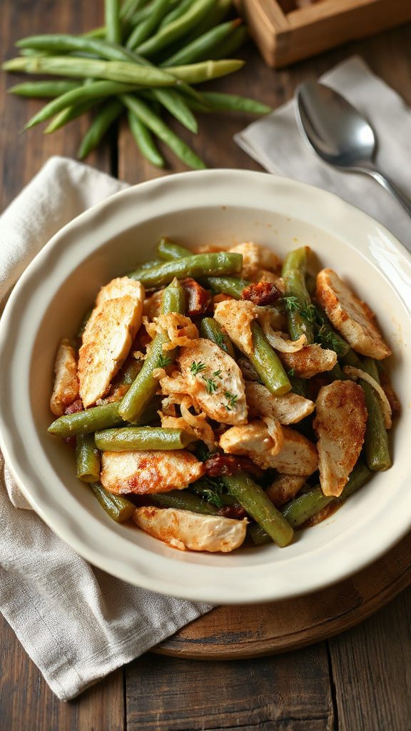 hearty chicken green bean casserole hearty chicken green bean casserole