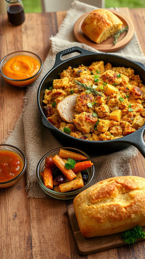 hearty cornbread dressing recipe