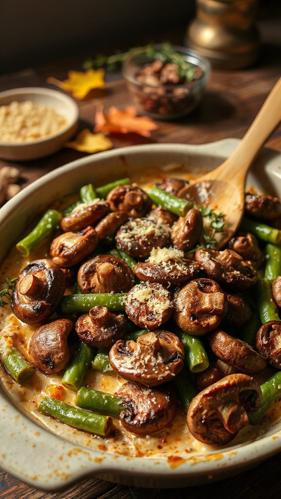 hearty green bean bake