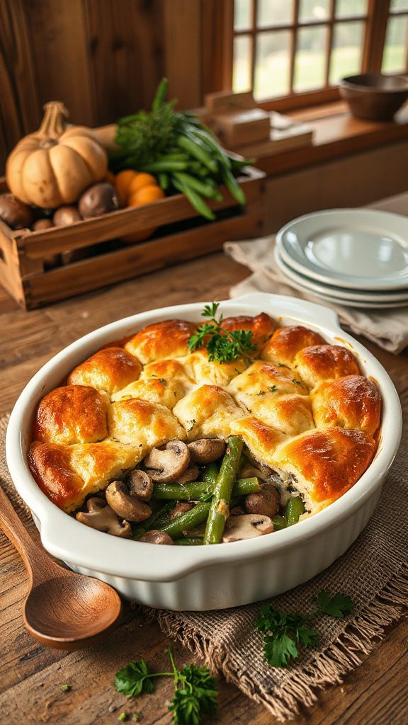 hearty green bean casserole