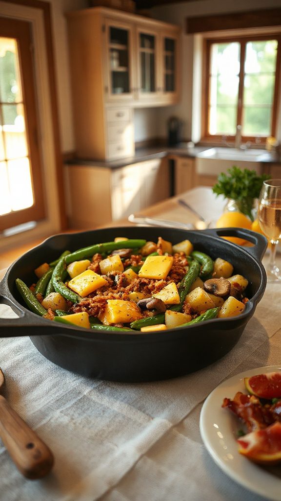 hearty green bean casserole