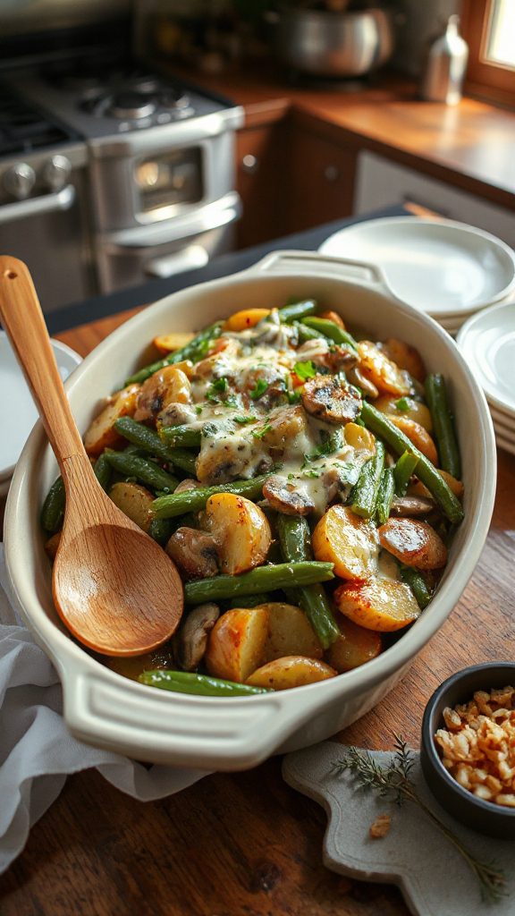 hearty green bean casserole