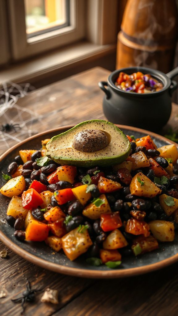 hearty halloween breakfast hash