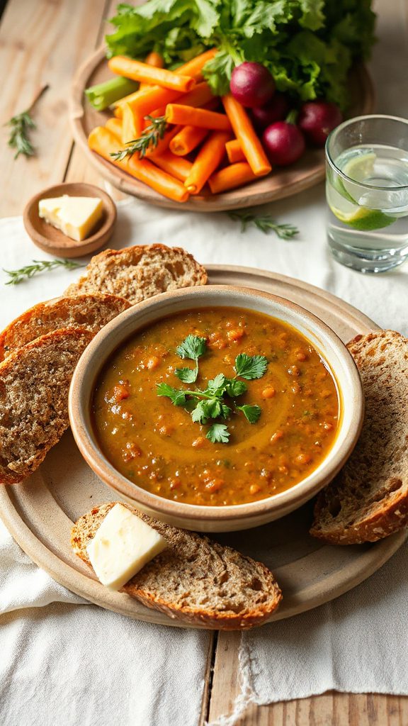 hearty lentil soup recipe