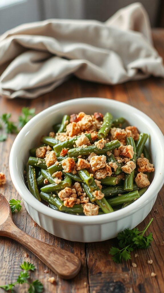 hearty low sodium green bean casserole