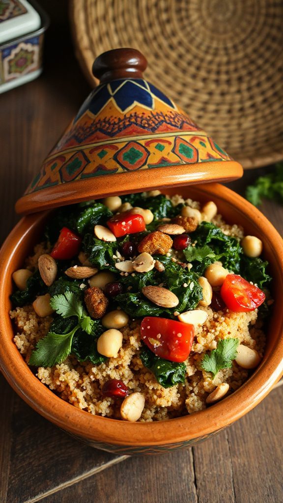 hearty moroccan quinoa stew