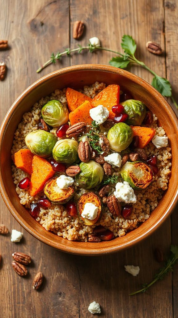 hearty nutritious grain bowl