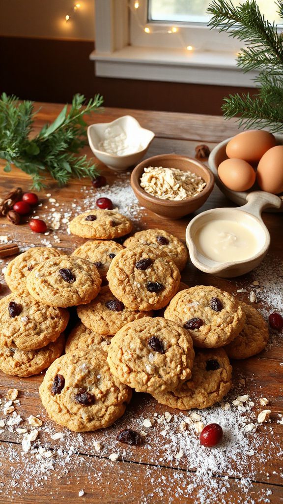 hearty oatmeal raisin cookies