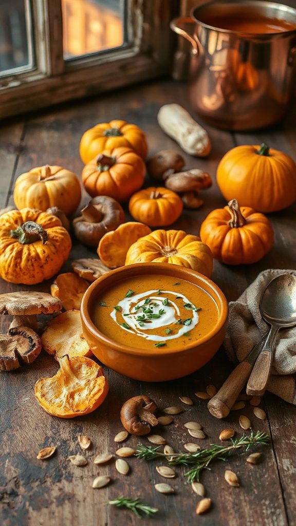 hearty pumpkin mushroom soup hearty pumpkin mushroom soup