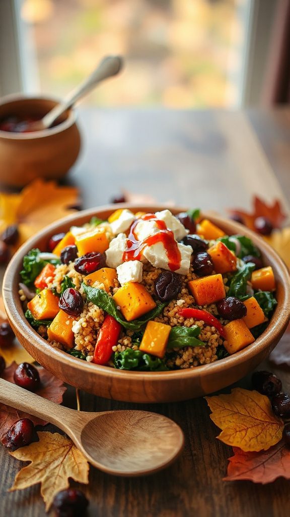 hearty quinoa vegetable salad