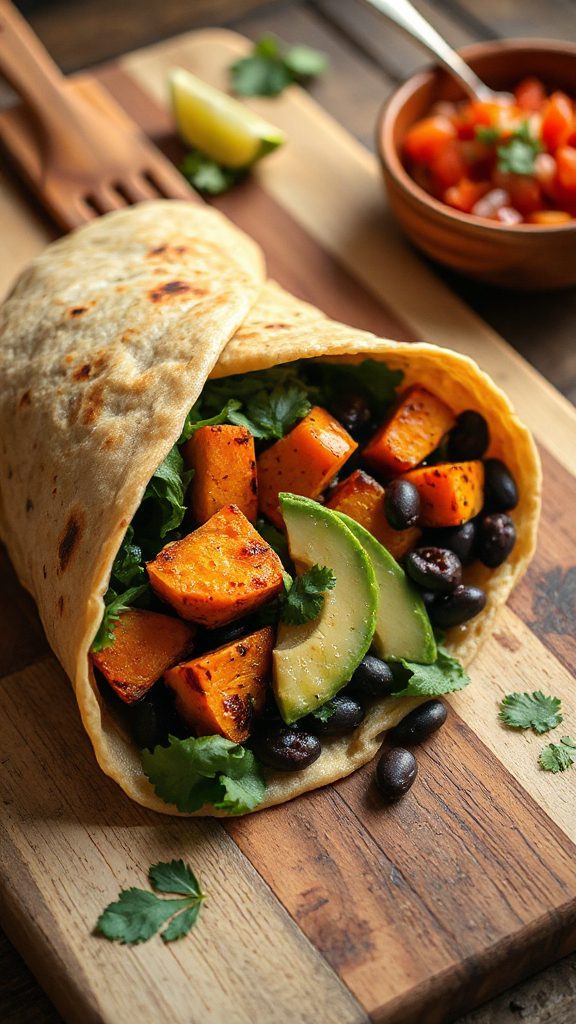hearty sweet potato wraps hearty sweet potato wraps