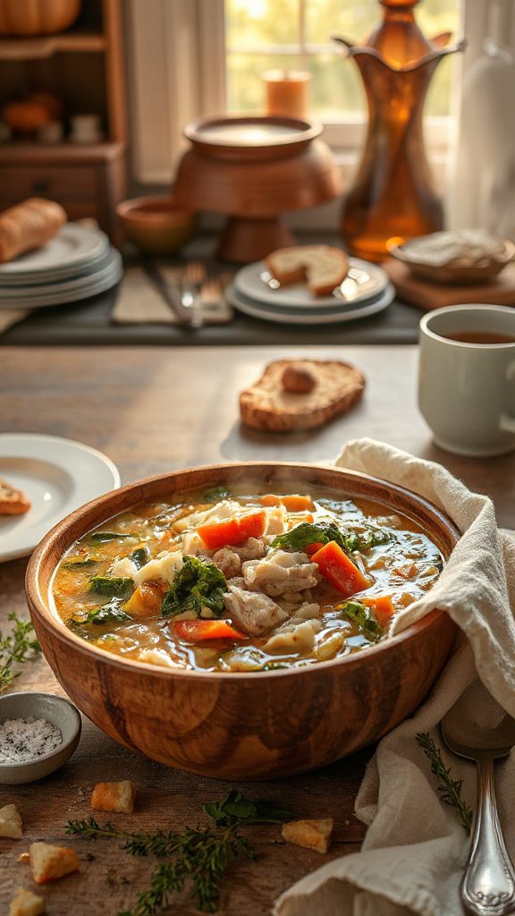 hearty turkey rice soup hearty turkey rice soup