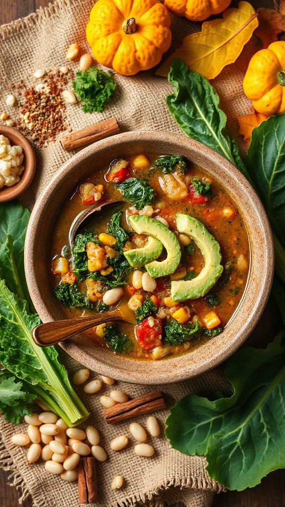 hearty vegan kale chili