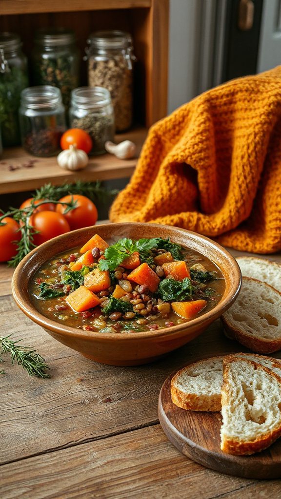 hearty vegan lentil stew hearty vegan lentil stew