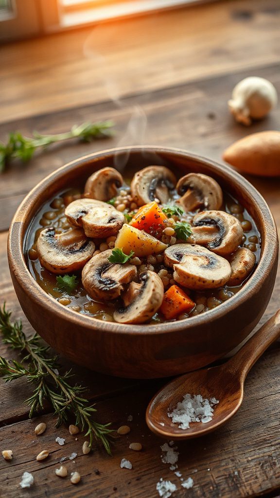 hearty vegan mushroom stew hearty vegan mushroom stew