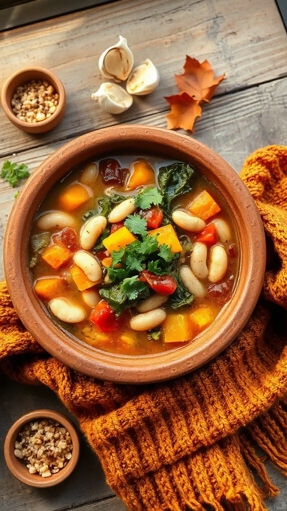 hearty vegetable bean soup