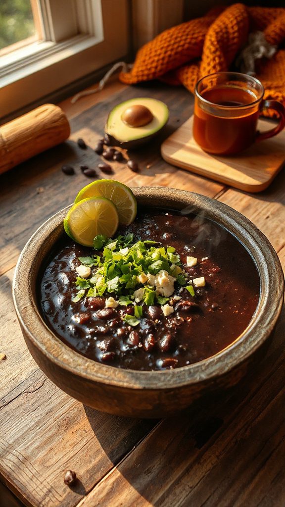 hearty vegetarian black bean soup hearty vegetarian black bean soup