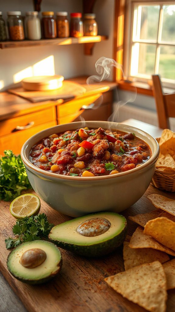 hearty vegetarian chili recipe