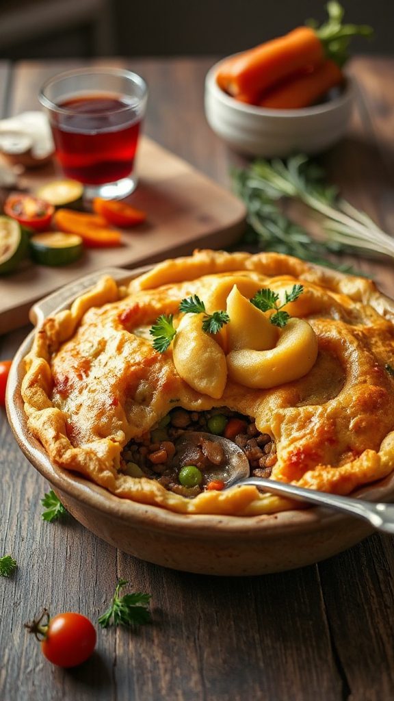 hearty vegetarian comfort food