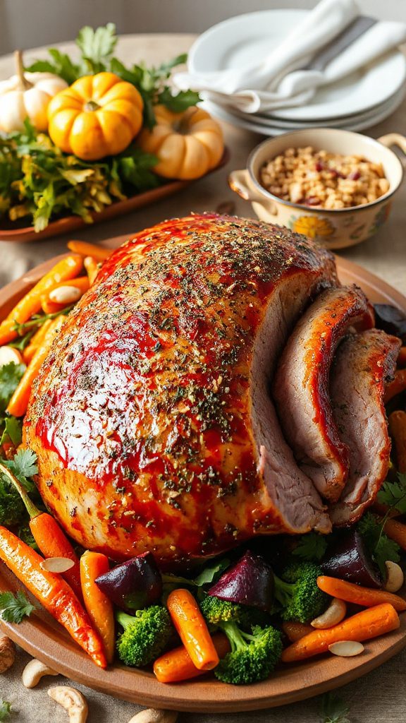 herb and spice glazed ham herb and spice glazed ham