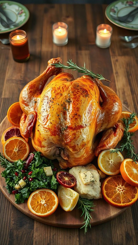 herb buttered citrus turkey recipe