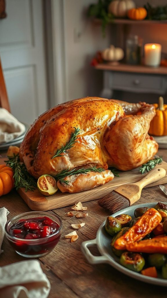 herb infused garlic butter turkey