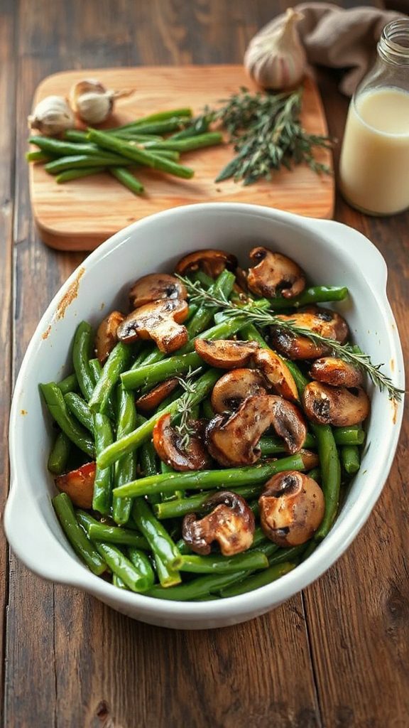 herb infused green bean bake herb infused green bean bake