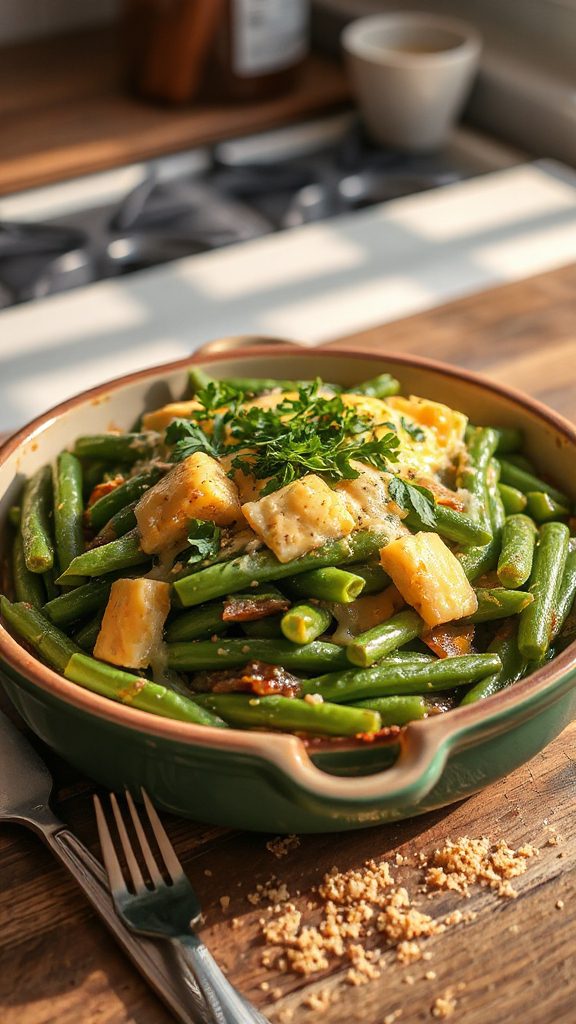 herb infused green bean bake herb infused green bean bake