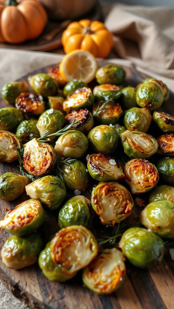 herb infused roasted brussels sprouts herb infused roasted brussels sprouts