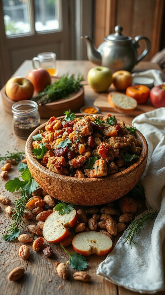 herb infused spicy stuffing recipe