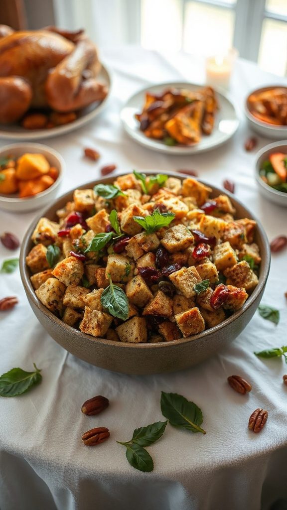 herb infused thanksgiving stuffing recipe herb infused thanksgiving stuffing recipe