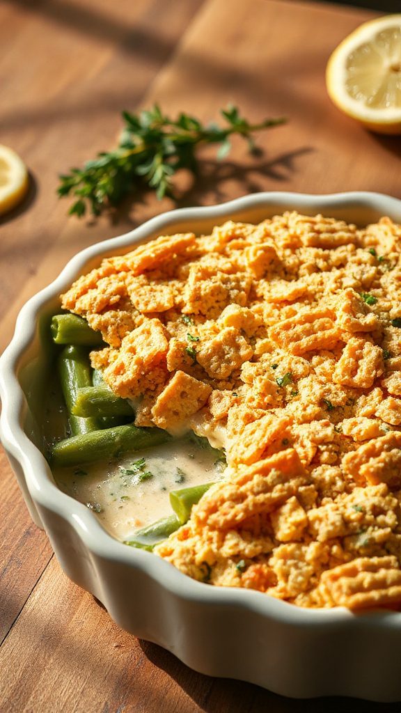 herb lemon green bean casserole herb lemon green bean casserole