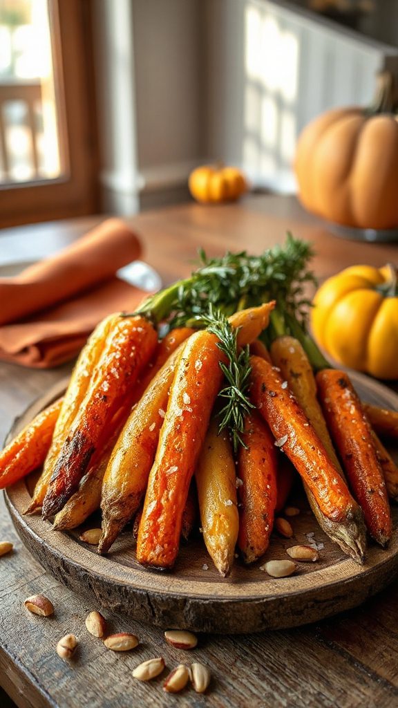 herb seasoned roasted carrots recipe