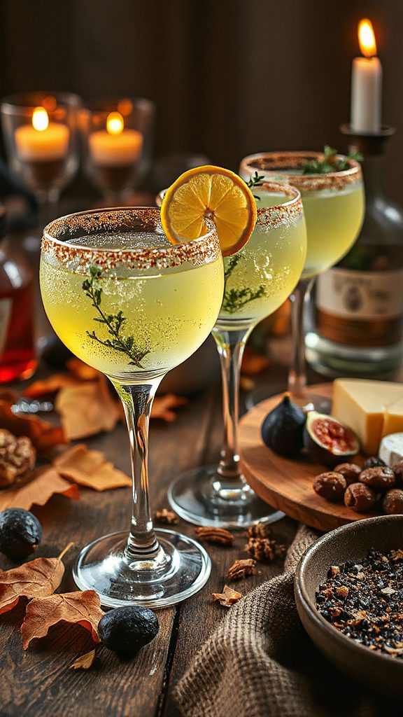 herbaceous autumn cocktail delight