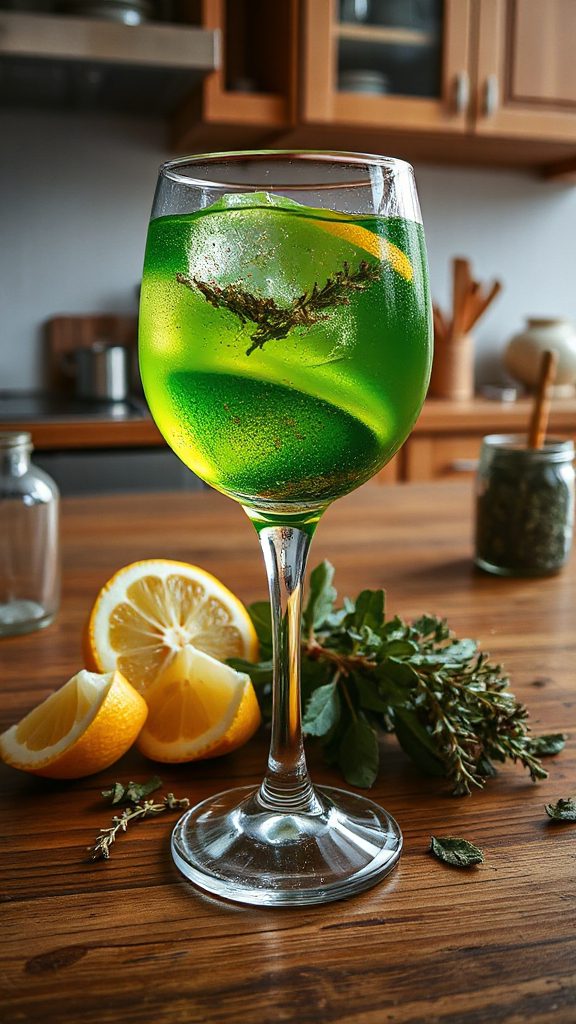 herbaceous citrus cocktail delight