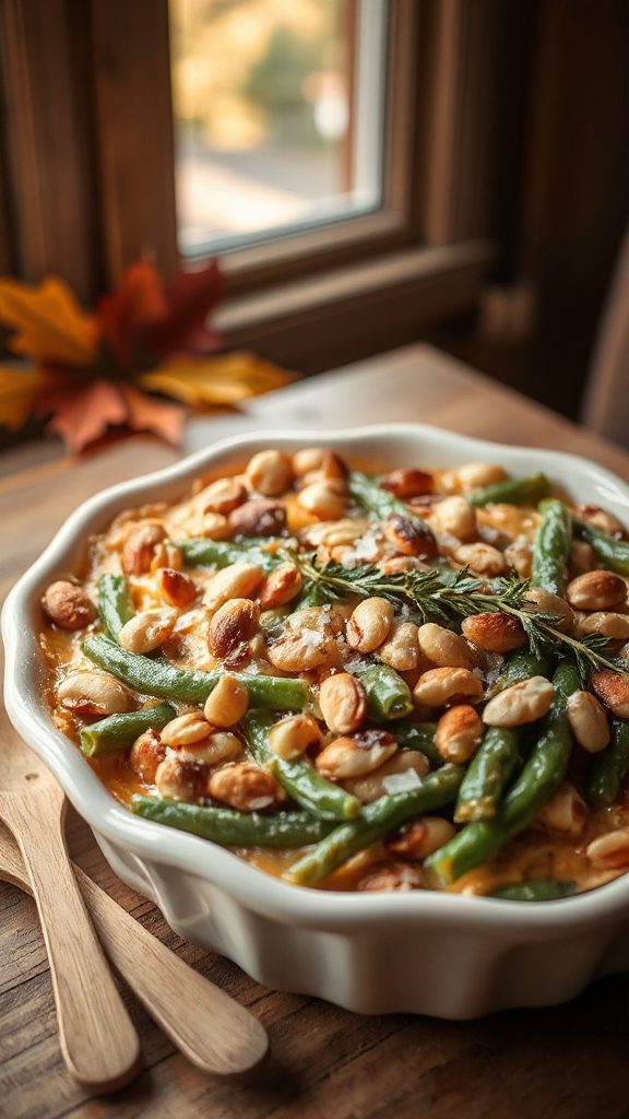 herbaceous green bean casserole