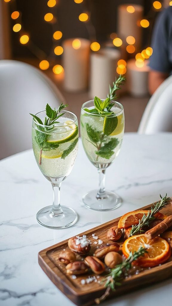 herbaceous mojito holiday cocktail herbaceous mojito holiday cocktail