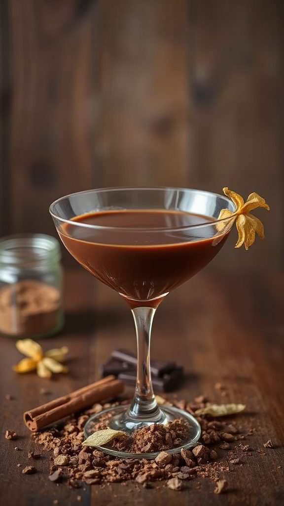 herbal chocolate martini delight