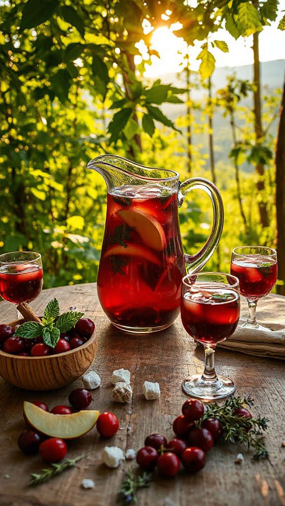 herbal cranberry nettles punch