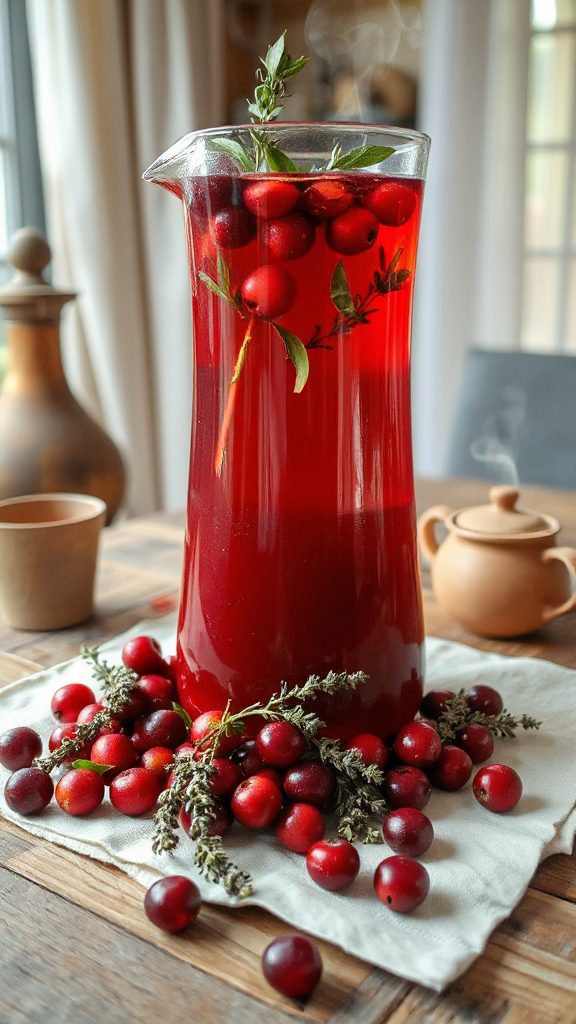 herbal cranberry punch recipe