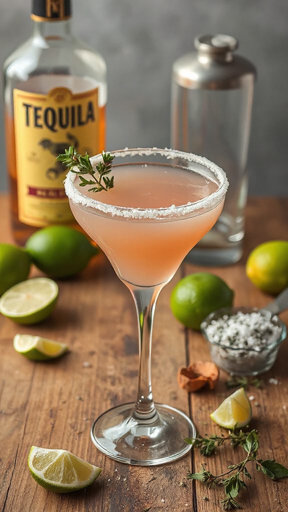 herbal grapefruit tequila cocktail