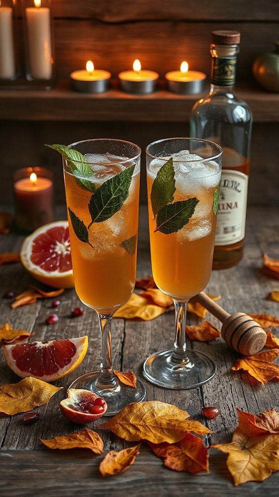 herbal honey grapefruit cocktail herbal honey grapefruit cocktail